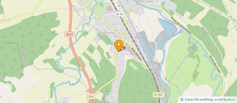 localisation de l'entreprise MADAME MELISSA FERRARINI à NOMEXY