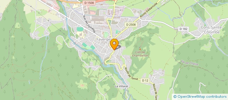 localisation de l'entreprise MADAME MELISSA FETTOUHI  FAVERGES-SEYTHENEX