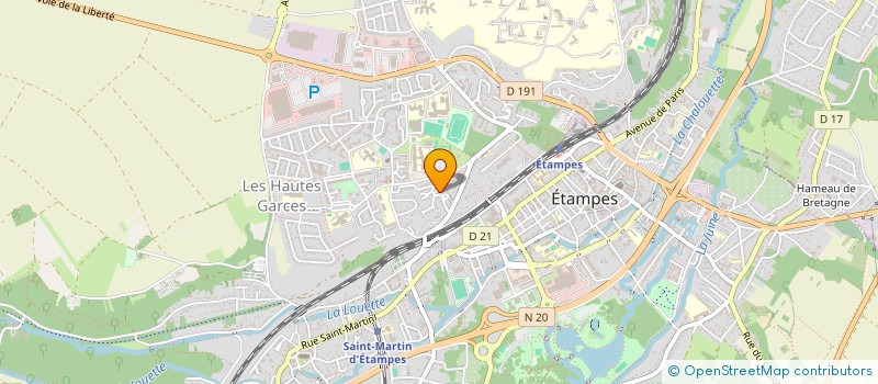 localisation de l'entreprise MADAME MELISSA FEVRE à ETAMPES
