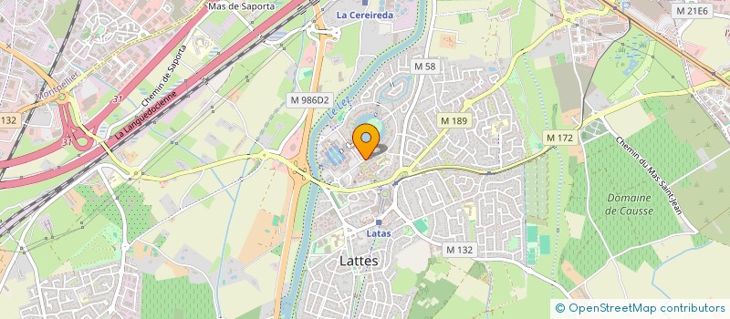 localisation de l'entreprise MADAME MELISSA FIALIN à LATTES