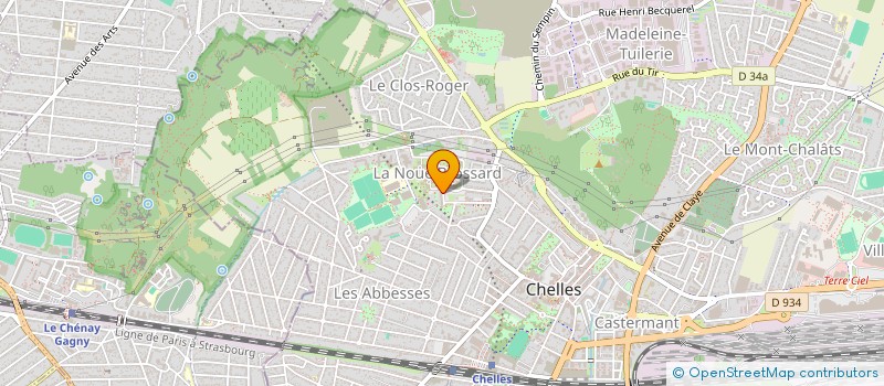 localisation de l'entreprise MADAME MELISSA FIFI à CHELLES