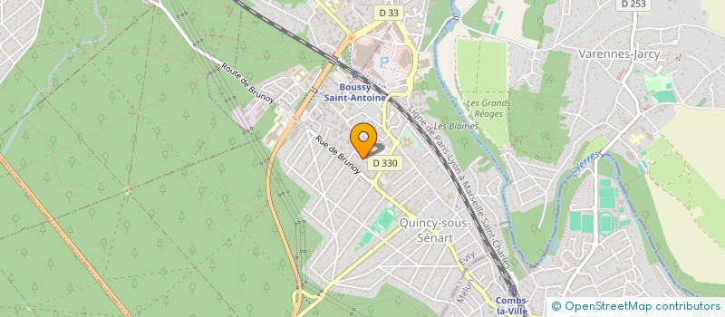 localisation de l'entreprise MADAME MELISSA FILA  QUINCY-SOUS-SENART