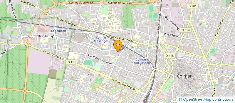 localisation de l'entreprise MADAME MELISSA FLESCH  COLMAR