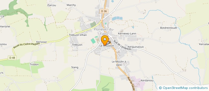 localisation de l'entreprise MADAME MELISSA FOLL  PLONEVEZ-DU-FAOU