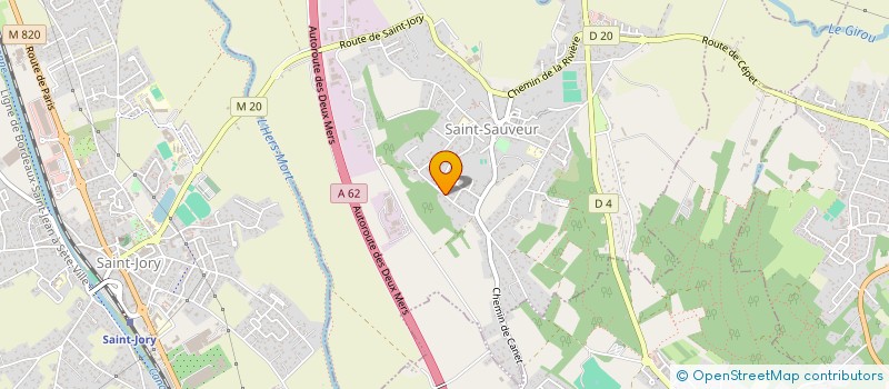 localisation de l'entreprise MADAME MELISSA FONADE MONSOLBE  SAINT-SAUVEUR