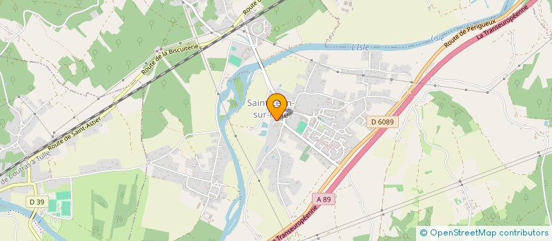 localisation de l'entreprise MADAME MELISSA FROIDEFOND  SAINT-LEON-SUR-L'ISLE