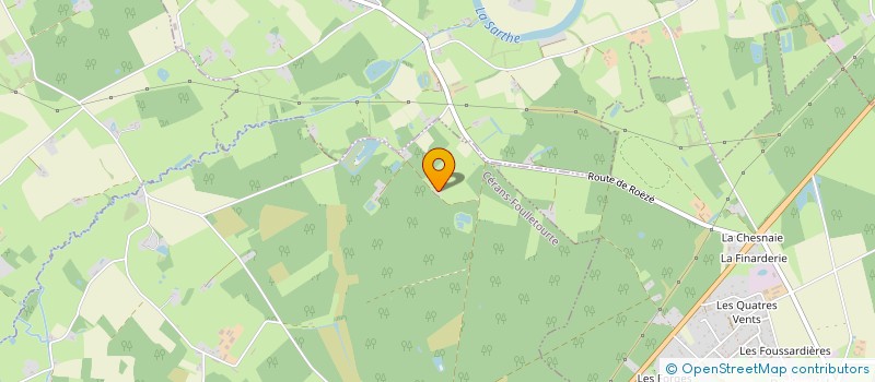 localisation de l'entreprise MADAME MELISSA GAILLARD  CERANS-FOULLETOURTE