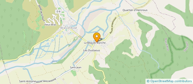 localisation de l'entreprise MADAME MELISSA GALLO  BRAS-D'ASSE