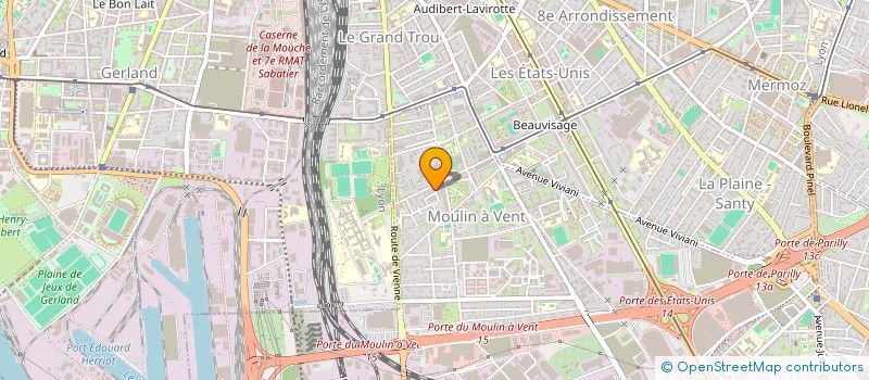 localisation de l'entreprise MADAME MELISSA GARAT  VENISSIEUX