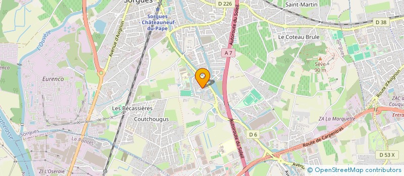 localisation de l'entreprise MADAME MELISSA GARCIA  SORGUES