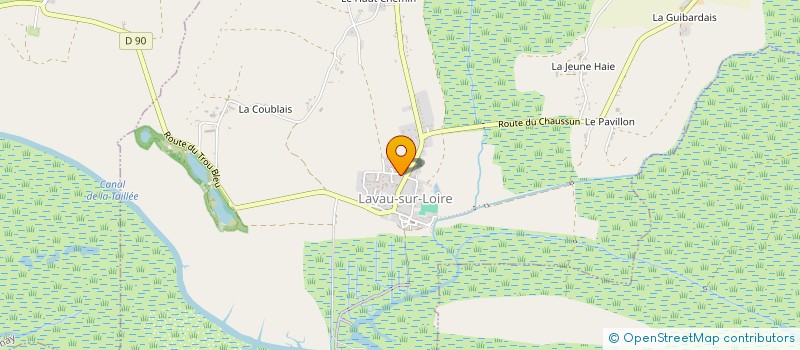 localisation de l'entreprise MADAME MELISSA GARNIER  LAVAU-SUR-LOIRE