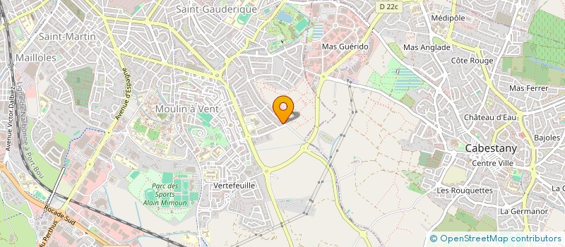 localisation de l'entreprise MADAME MELISSA GAUTHERIN  PERPIGNAN