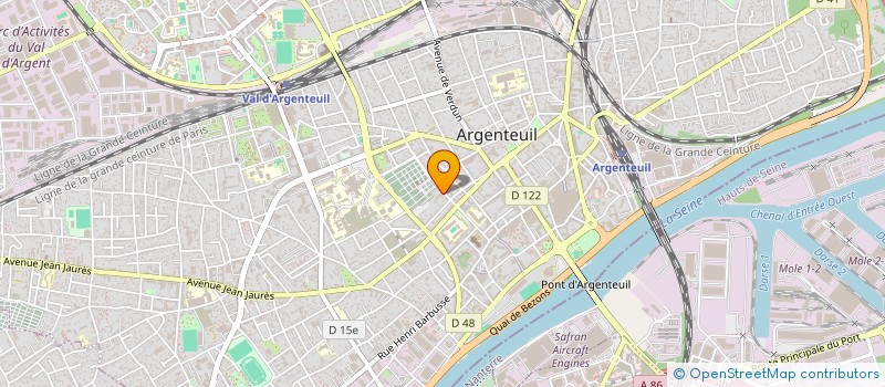 localisation de l'entreprise MADAME MELISSA GAUTHIER  ARGENTEUIL