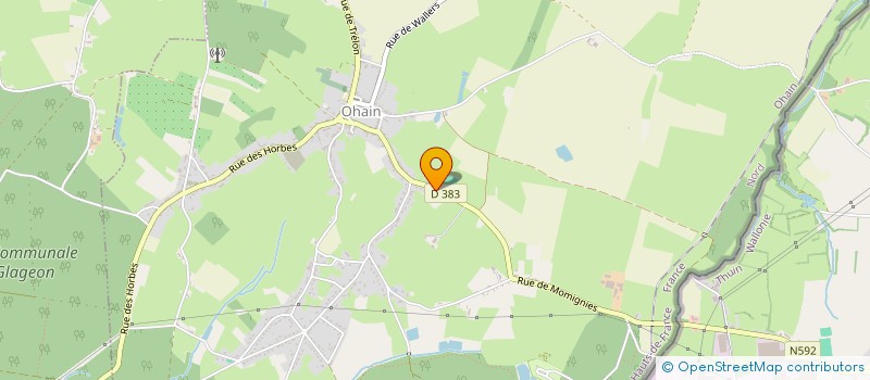 localisation de l'entreprise MADAME MELISSA GENTE  OHAIN