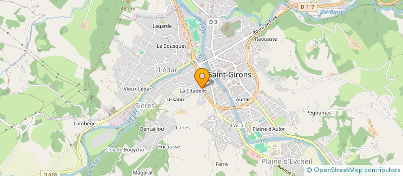 localisation de l'entreprise MADAME MELISSA GIBON à SAINT-GIRONS