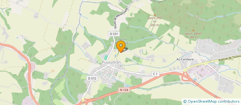 localisation de l'entreprise MADAME MELISSA GIBOREAU  PUJAUDRAN