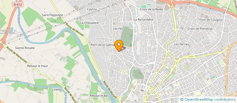localisation de l'entreprise MADAME MELISSA GIMENEZ à BEZIERS
