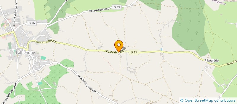 localisation de l'entreprise MADAME MELISSA GIRARD  LALBENQUE