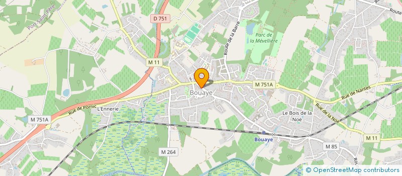 localisation de l'entreprise MADAME MELISSA GODIN  BOUAYE