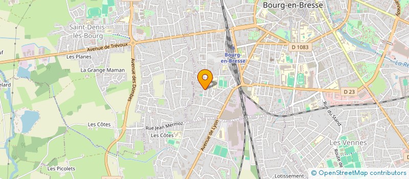localisation de l'entreprise MADAME MELISSA GOMES à BOURG-EN-BRESSE