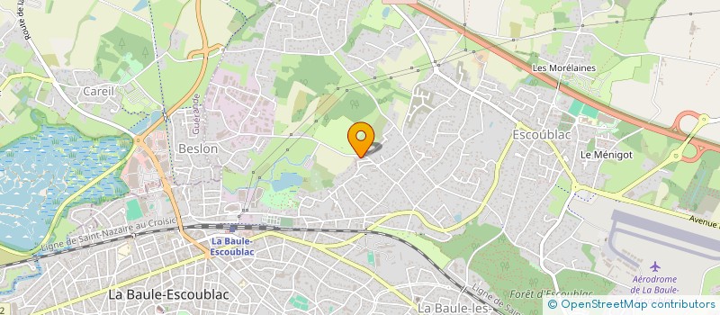 localisation de l'entreprise MADAME MELISSA GONCALVES ANDRESO  LA BAULE-ESCOUBLAC