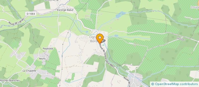 localisation de l'entreprise MADAME MELISSA GONZALEZ  LIGNAN-DE-BORDEAUX