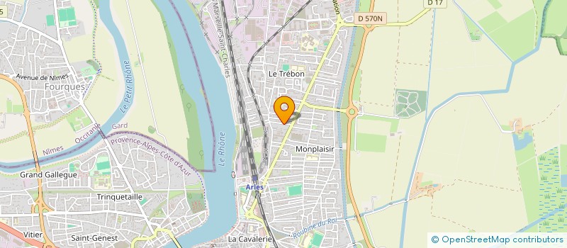 localisation de l'entreprise MADAME MELISSA GRECO  ARLES