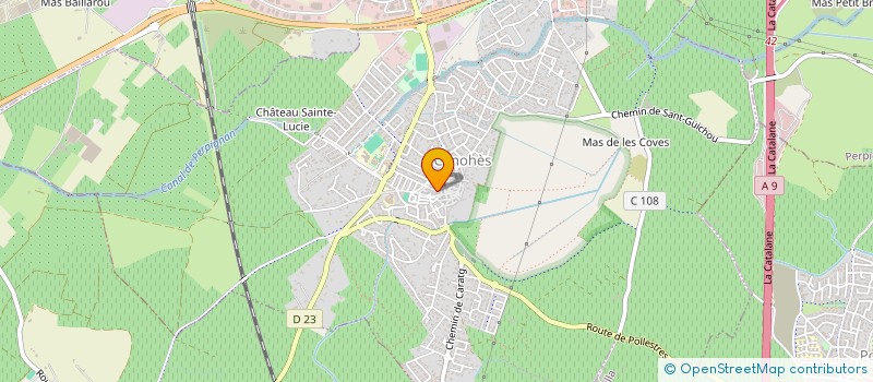 localisation de l'entreprise MADAME MELISSA GUETTACHE  CANOHES