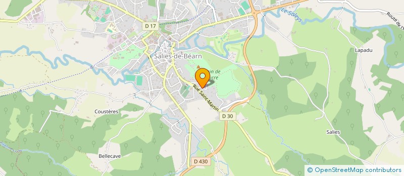 localisation de l'entreprise MADAME MELISSA GUG  SALIES-DE-BEARN