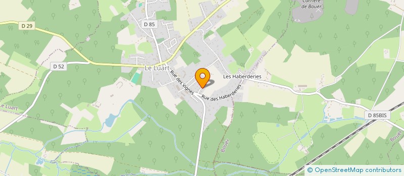 localisation de l'entreprise MADAME MELISSA GUILLIER  LE LUART