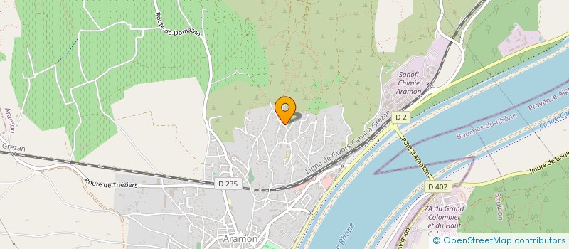 localisation de l'entreprise MADAME MELISSA GUIRAUD  ARAMON