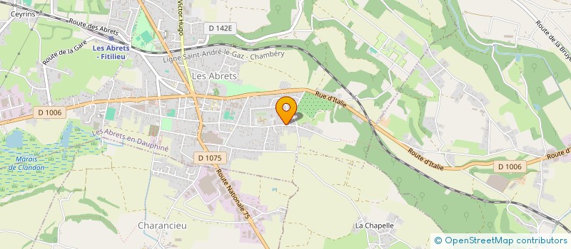 localisation de l'entreprise MADAME MELISSA GUTTIN VESIN à LES ABRETS EN DAUPHINE