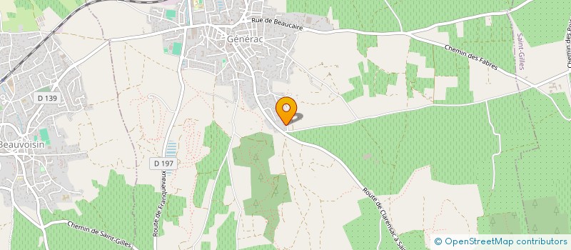 localisation de l'entreprise MADAME MELISSA GUYOLLOT  GENERAC