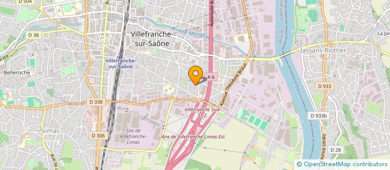 localisation de l'entreprise MADAME MELISSA GUZEL  VILLEFRANCHE-SUR-SAONE