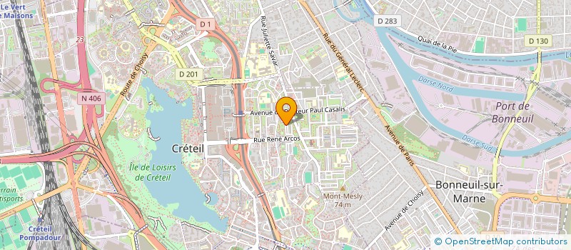 localisation de l'entreprise MADAME MELISSA HADJOUR  CRETEIL