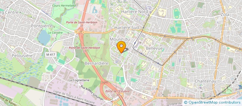 localisation de l'entreprise MADAME MELISSA HALLET à SAINT-HERBLAIN