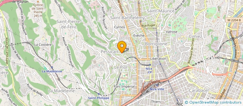 localisation de l'entreprise MADAME MELISSA HARDOIN  NICE