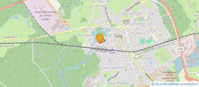 localisation de l'entreprise MADAME MELISSA HAUCK  LURE