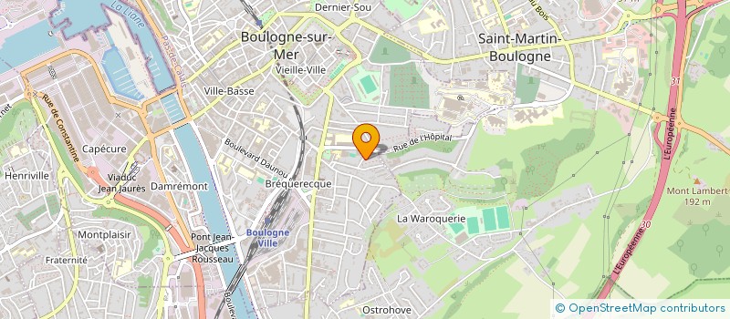 localisation de l'entreprise MADAME MELISSA HECQUET à BOULOGNE-SUR-MER