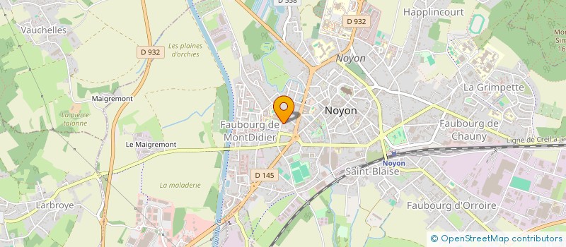 localisation de l'entreprise MADAME MELISSA HENINE à NOYON