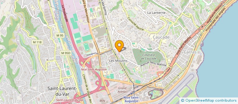 localisation de l'entreprise MADAME MELISSA HENRY à NICE