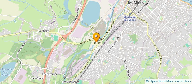 localisation de l'entreprise MADAME MELISSA HERNANDEZ  MONTCEAU-LES-MINES