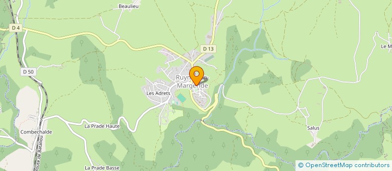 localisation de l'entreprise MADAME MELISSA HERTRICH à RUYNES-EN-MARGERIDE