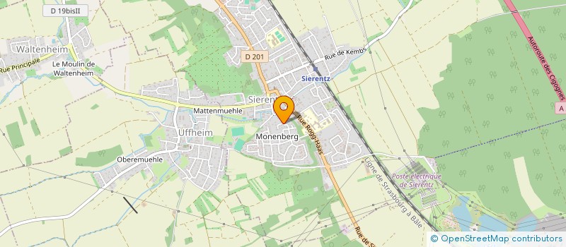 localisation de l'entreprise MADAME MELISSA HUTCHINSON  SIERENTZ