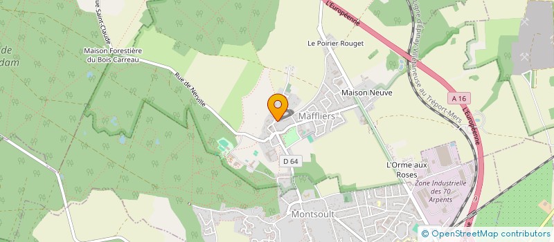 localisation de l'entreprise MADAME MELISSA ISKANDAR  MAFFLIERS