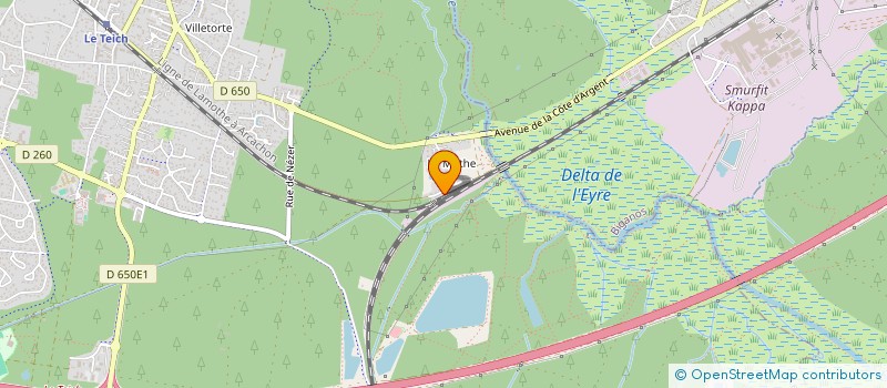 localisation de l'entreprise MADAME MELISSA ITHURRALDE  LE TEICH