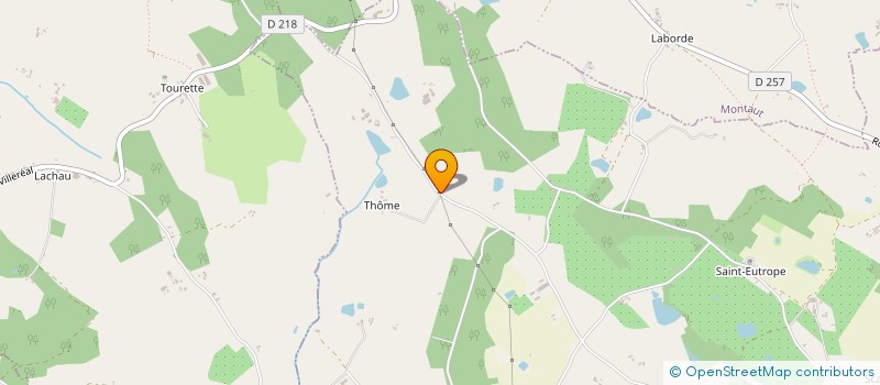 localisation de l'entreprise MADAME MELISSA JANE MITCHELL  SAINT-EUTROPE-DE-BORN