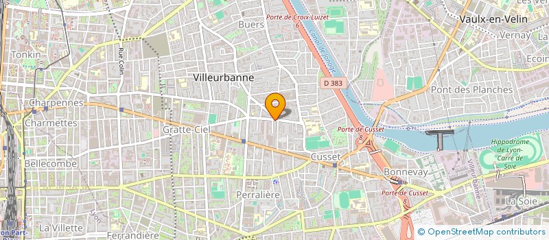 localisation de l'entreprise MADAME MELISSA JAY à VILLEURBANNE