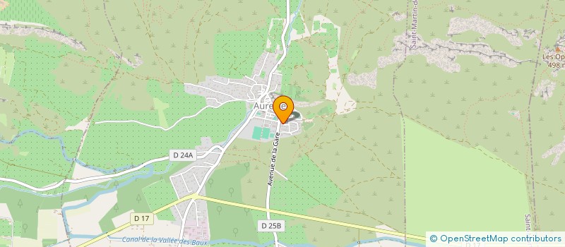 localisation de l'entreprise MADAME MELISSA JERACE  AUREILLE