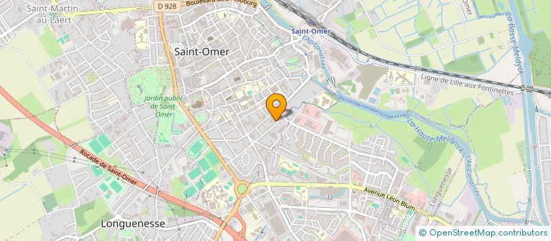 localisation de l'entreprise MADAME MELISSA JOLY  SAINT-OMER